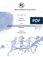 En Que Influye Oh Aporta El Atletismo Adaptado en Las Personas Con Discapacidad Física en Su Desarrollo Físico y Psicológico.