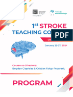 Stroke Teaching Course: Brasov, Romania January 25-27, 2024