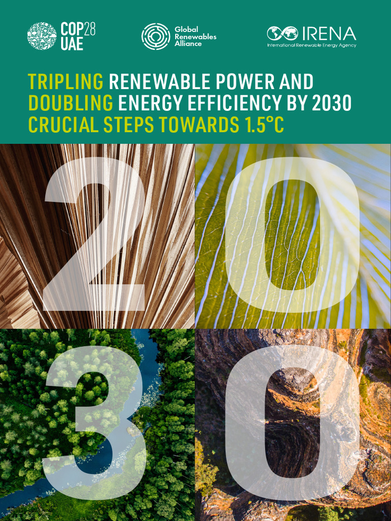 Cop28 Irena Gra Tripling Renewables Doubling Efficiency 2023 Pdf