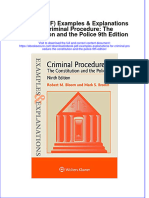 Instant Download Ebook PDF Examples Explanations For Criminal Procedure The Constitution and The Police 9th Edition PDF Scribd