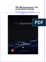 Full Download Ebook Ebook PDF Microeconomics 11th Edition by David Colander PDF