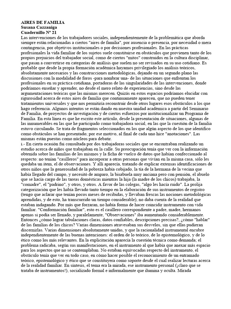 Intervención Familiar en Trabajo Social | PDF | Trabajo Social | Violencia