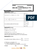 Devoir de Controle N 2: Lycée Bourguiba Monastir Fevrier2011