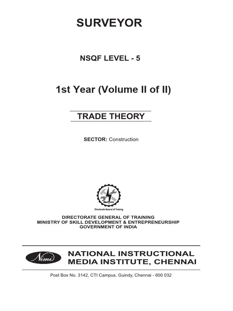 Surveyor 1styear Volumeii Of Ii Theory Pdf Surveying Compass