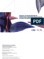 Manual de Intervencion en Crisis para Personas Solicitantes de Asilo en Mexico