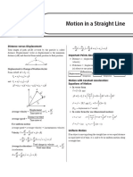 03 - Motion in A Straight Line Super Notes