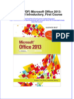 Full Download Ebook Ebook PDF Microsoft Office 2013 Illustrated Introductory First Course PDF