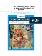 Instant Download Ebook PDF Exploring Art A Global Thematic Approach Revised 5th Edition PDF Scribd