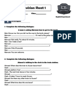 Revision Sheet 1: Mid-Year Exam