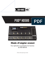 POD HD500 Advanced Guide v2.10 - French (Rev A)