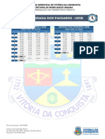 D36 - Morada Dos Passaros - Uesb: Coordenação de Transporte Público