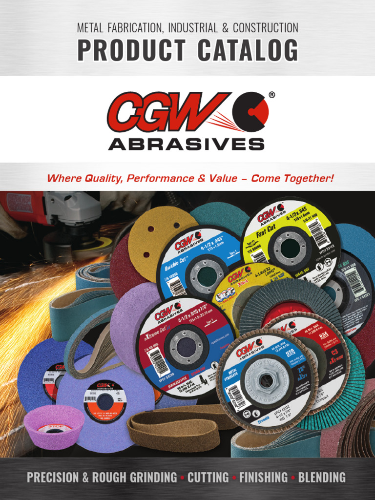 Cgw grinding wheels catalog 2021 pdf steel stainless steel