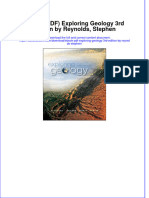 Instant Download Ebook PDF Exploring Geology 3rd Edition by Reynolds Stephen PDF Scribd
