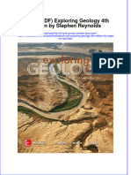Instant Download Ebook PDF Exploring Geology 4th Edition by Stephen Reynolds PDF Scribd