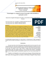 Technologies As A Support Resource For People With Disabilities: A Systematic Review