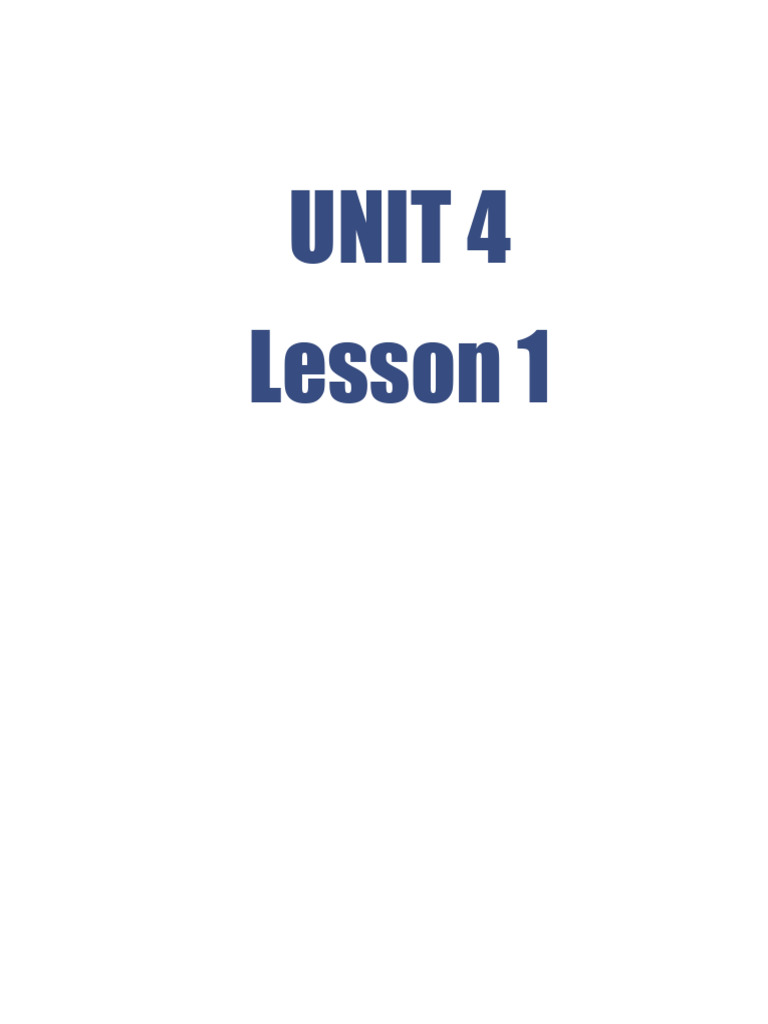 Unit 4 Lesson 1 Primero Medio | PDF | Cultural Conventions