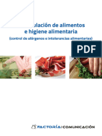Manual Curso Manipulador de Alimentos y Control de Alérgenos - 2019 PDF