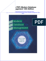 Full Download Ebook Ebook PDF Modern Database Management 12th Edition PDF