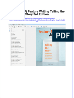 Instant Download Ebook PDF Feature Writing Telling The Story 3rd Edition PDF Scribd