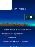 Passive Voice Special Case