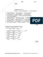 AEF3e L1 Entry Test