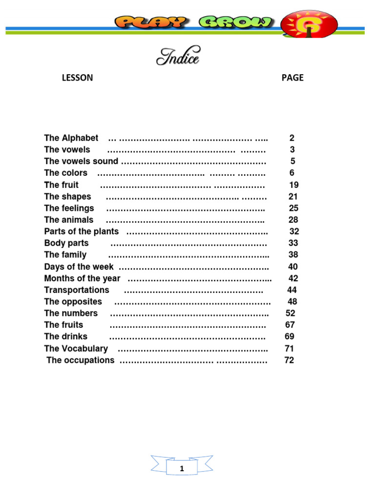 PRESCHOOL | PDF