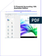 Instant Download Ebook PDF Financial Accounting 10th Australian Edition PDF Scribd
