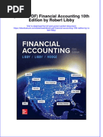 Instant Download Ebook PDF Financial Accounting 10th Edition by Robert Libby PDF Scribd