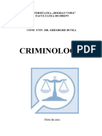 CRIMINOLOGIE Curs