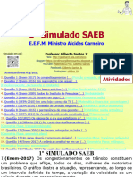 1º Simulado SAEB Alcides (93 Slides)