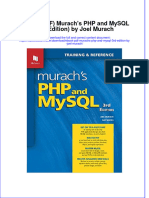Full Download Ebook Ebook PDF Murachs PHP and Mysql 3rd Edition by Joel Murach PDF