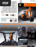 Kubota U50-5, U56-5, KX060-5 Specs | PDF | Manufactured Goods | Vehicles