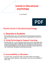 Recent Trends Edn Psy