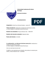 Informe de Lectura