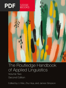 The Routledge Handbook of Applied Linguistics