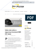 Saiba Mais Sobre A Segurança Funcional NBR ISO 13849 - Fast Solution