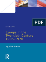 (Grant & Temperley's Europe in The Nineteenth & Twentieth Century, 2) Agatha Ramm - Europe in The Twentieth Century 1905-1970-Routledge (2017)