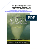Full Download Ebook Ebook PDF Natural Hazards Earths Processes As Hazards Disasters and Catastrophes 3rd Canadian Edition PDF