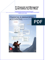 Instant Download Ebook PDF Financial and Managerial Accounting 6th Edition by Ken Shaw PDF Scribd