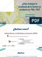 Cómo Trabajar La Enseñanza de La Lectura en Escolares Con TEA o TEL