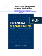 Instant Download Ebook PDF Financial Management Concepts and Applications PDF Scribd
