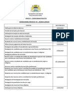 Cronograma Previsto "B" - Demais Cargos