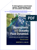 Instant Download Ebook PDF Atmospheric and Oceanic Fluid Dynamics Fundamentals and Large Scale Circulation 2nd Edition PDF Scribd