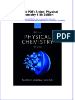 Instant Download Ebook PDF Atkins Physical Chemistry 11th Edition PDF Scribd