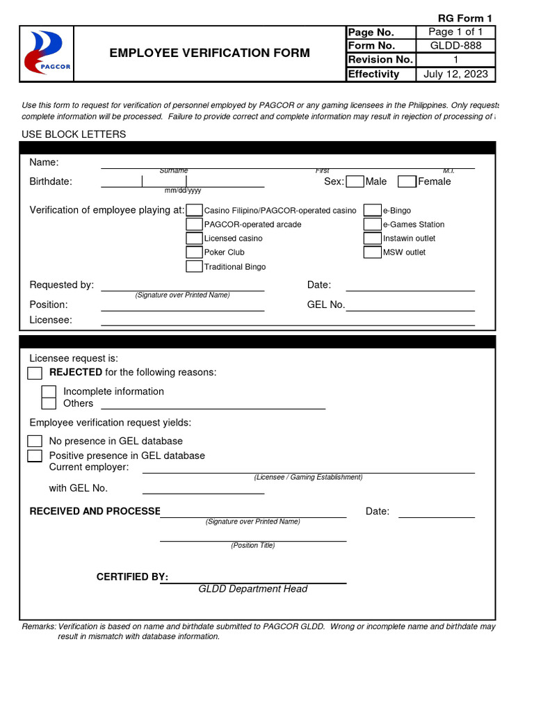 Gel forms pdf signature license