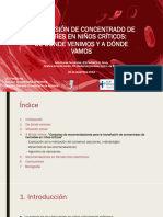 2018 - 12 - Transfusión de Concentrado de Hematíes en Niños Críticos