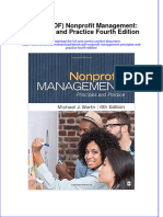 Full Download Ebook Ebook PDF Nonprofit Management Principles and Practice Fourth Edition PDF