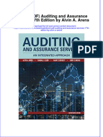 Instant Download Ebook PDF Auditing and Assurance Services 17th Edition by Alvin A Arens PDF Scribd