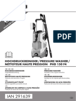 Parkside PHD 150 F4 Pressure Washer