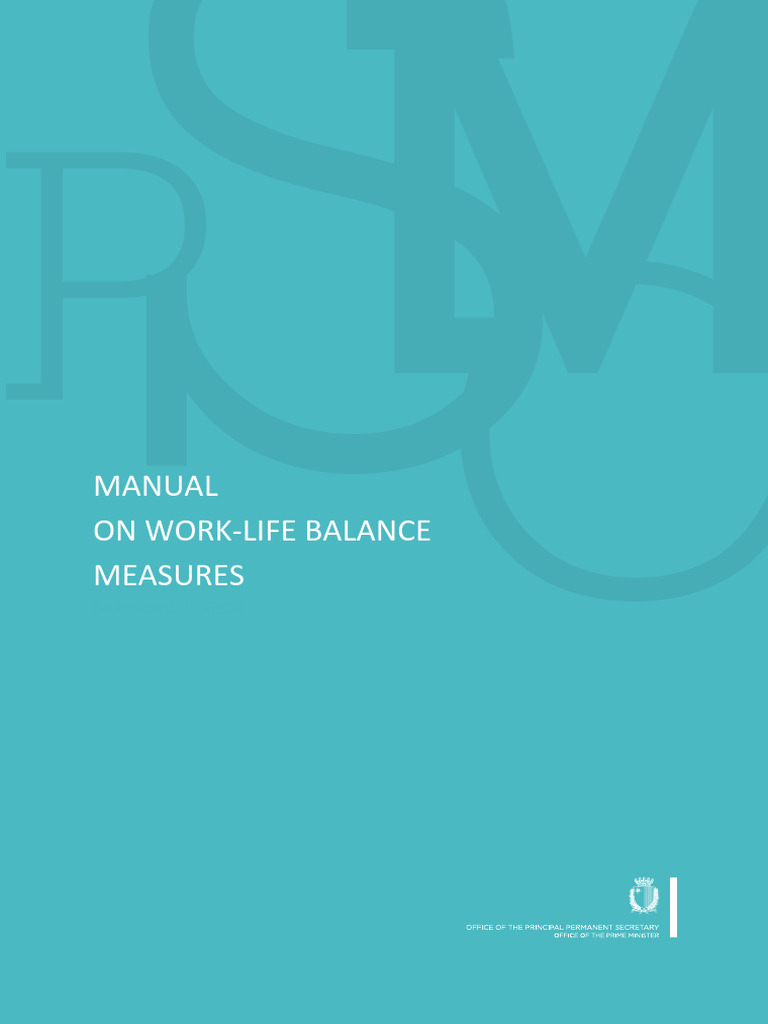 Manual on Work-Life Balance Measures | PDF | Parental Leave | Employment